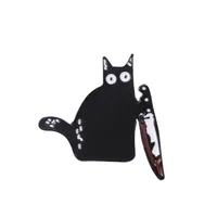 Cute Cat Alloy Stoving Varnish Unisex Brooches sku image 3