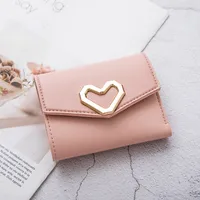 Women's Short Wallet Practical Three-fold Coin Purse Soft-faced Lady Card Bag main image 8