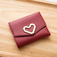 Women's Short Wallet Practical Three-fold Coin Purse Soft-faced Lady Card Bag main image 10