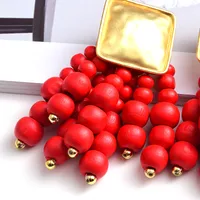 Fashion Tassel Alloy Beaded Tassel Plating Beads Women's Earrings main image 3