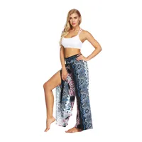 Casual Printing Polyester Active Bottoms Wide Leg Pants main image 3