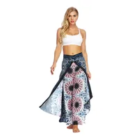 Casual Printing Polyester Active Bottoms Wide Leg Pants main image 5