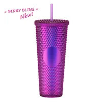 Double-layer Plastic Straw Cup Large Capacity Creative 710ml Cup Portable Cup sku image 57