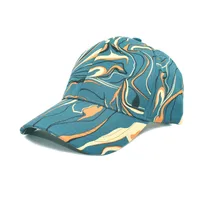 Unisex Fashion Swirl Pattern Printing Curved Eaves Baseball Cap main image 3