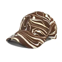 Unisex Fashion Swirl Pattern Printing Curved Eaves Baseball Cap sku image 1
