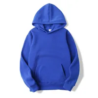 Unisex Hoodies Long Sleeve Basic Fleece Lined Casual Solid Color main image 8