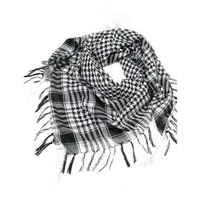 Unisex Fashion Lattice Cotton And Linen Tassel Cotton Linen Scarves main image 1