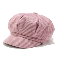 Women's Fashion Solid Color Handmade Curved Eaves Baseball Cap sku image 6