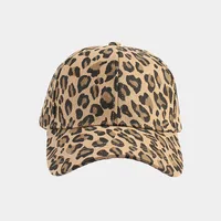 Women's Fashion Zebra Printing Curved Eaves Baseball Cap sku image 13
