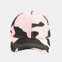 Women's Fashion Zebra Printing Curved Eaves Baseball Cap sku image 2