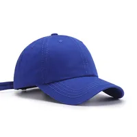 Unisex Fashion Solid Color Sewing Curved Eaves Baseball Cap main image 2