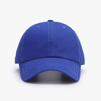Unisex Fashion Solid Color Sewing Curved Eaves Baseball Cap main image 3