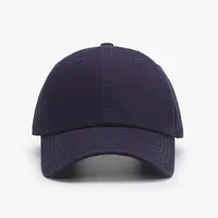 Unisex Fashion Solid Color Sewing Curved Eaves Baseball Cap sku image 6