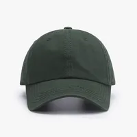 Unisex Fashion Solid Color Sewing Curved Eaves Baseball Cap sku image 8