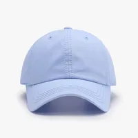 Unisex Fashion Solid Color Sewing Curved Eaves Baseball Cap sku image 11