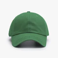 Unisex Fashion Solid Color Sewing Curved Eaves Baseball Cap sku image 10