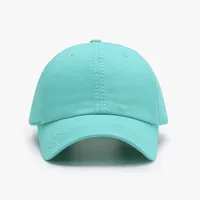 Unisex Fashion Solid Color Sewing Curved Eaves Baseball Cap sku image 1