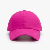 Unisex Fashion Solid Color Sewing Curved Eaves Baseball Cap sku image 2