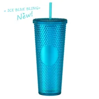 Double-layer Plastic Straw Cup Large Capacity Creative 710ml Cup Portable Cup sku image 58