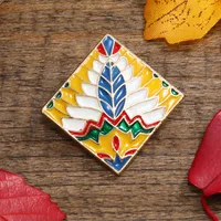 Retro Animal Rhombus Alloy Enamel Unisex Brooches main image 3