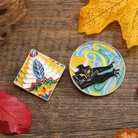 Retro Animal Rhombus Alloy Enamel Unisex Brooches main image 1