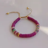 Vacation Geometric Soft Clay Copper Beaded Women's Bracelets sku image 1
