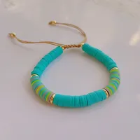 Vacation Geometric Soft Clay Copper Beaded Women's Bracelets sku image 2