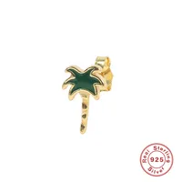 1 Piece 925 Sterling Silver Flower Ear Studs sku image 4