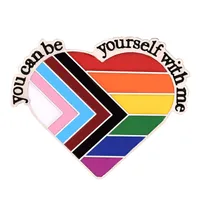 Simple Style Classic Style Rainbow Alloy Stoving Varnish Unisex Brooches sku image 8