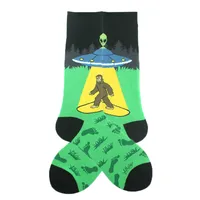 All Polyester Socks   Fashion Brand Animal Music Pepper Pattern Fashionable Polyester Socks Men's Medium Polyester Socks sku image 23