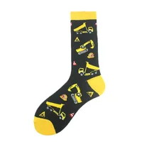 All Polyester Socks   Fashion Brand Animal Music Pepper Pattern Fashionable Polyester Socks Men's Medium Polyester Socks sku image 11