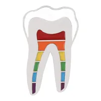 Simple Style Classic Style Rainbow Alloy Stoving Varnish Unisex Brooches sku image 5