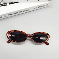 New Fashion Small Frame Sunglasses Korean Version Of Oval Sunglasses sku image 2