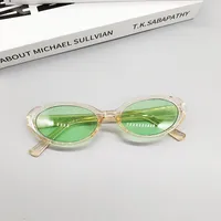New Fashion Small Frame Sunglasses Korean Version Of Oval Sunglasses sku image 6