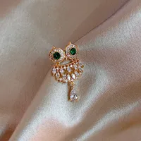 Flower Pearl Brooch Female Suit Anti-light Button Korean Fashion Pin Brooch Female main image 3