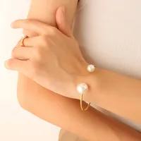 Geometric 304 Stainless Steel 18K Gold Plated No Inlaid In Bulk main image 4