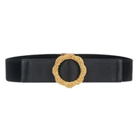Fashion Simple Windbreaker Belt Round Buckle Decorative Belt main image 3