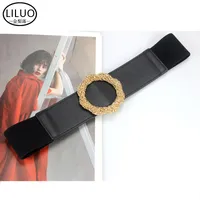 Fashion Simple Windbreaker Belt Round Buckle Decorative Belt sku image 2