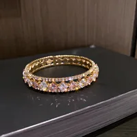 European And American Fashion Exaggerated Full Diamond Bracelet Female Wholesale sku image 3