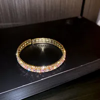 European And American Fashion Exaggerated Full Diamond Bracelet Female Wholesale sku image 2