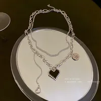 Geometric Alloy Titanium Steel Wholesale Necklace main image 2