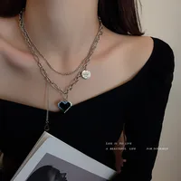 Geometric Alloy Titanium Steel Wholesale Necklace main image 3