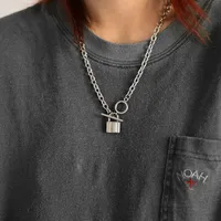 Geometric Alloy Titanium Steel Wholesale Necklace sku image 12