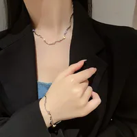 Geometric Alloy Titanium Steel Wholesale Necklace sku image 20