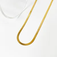 Wholesale Jewelry Fashion Geometric 304 Stainless Steel 18K Gold Plated Plating Necklace main image 3