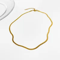 Wholesale Jewelry Fashion Geometric 304 Stainless Steel 18K Gold Plated Plating Necklace main image 4