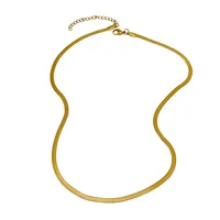 Wholesale Jewelry Fashion Geometric 304 Stainless Steel 18K Gold Plated Plating Necklace main image 5