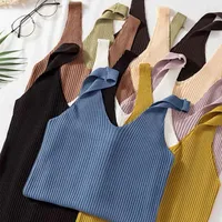 Tank Tops Simple Style Solid Color main image 6