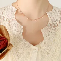 Wholesale Jewelry Fashion Geometric 304 Stainless Steel 18K Gold Plated Pendant Necklace sku image 5