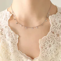 Wholesale Jewelry Fashion Geometric 304 Stainless Steel 18K Gold Plated Pendant Necklace sku image 9